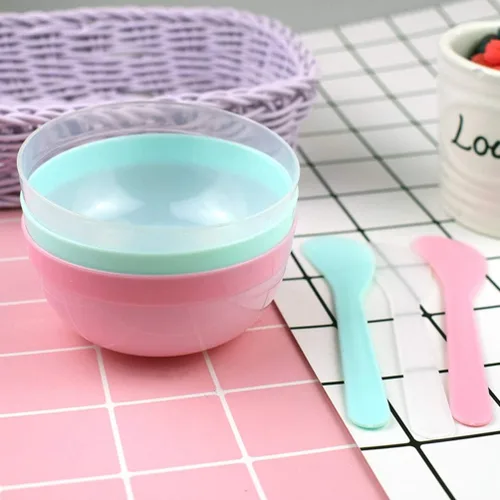 Miniatura 6 de SUPVOX Juego de 10 tazones de slime, herramienta de mezcla de slime, cuenco de maquillaje, cuencos de mezcla de barro de cristal, mezclador