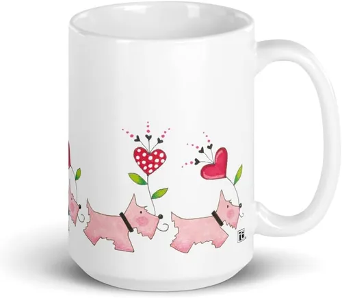 Miniatura 10 de Mary Engelbreit Taza de café, taza de café de cerámica divertida y linda, taza novedosa, regalo de broma para amigos y compañeros de trabajo, taza