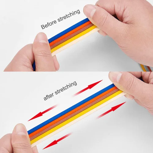 Miniatura 6 de ZHENTOR Cordones elásticos para zapatos, cordones elásticos sin atar, talla única para todos los zapatos de adultos y niños