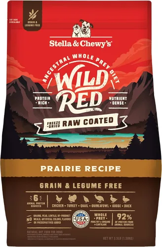 Miniatura 10 de Stella & Chewy's Wild Red Comida seca para perros con revestimiento crudo, alta proteína, sin cereales ni legumbres, receta para el océano, 3,5 lb