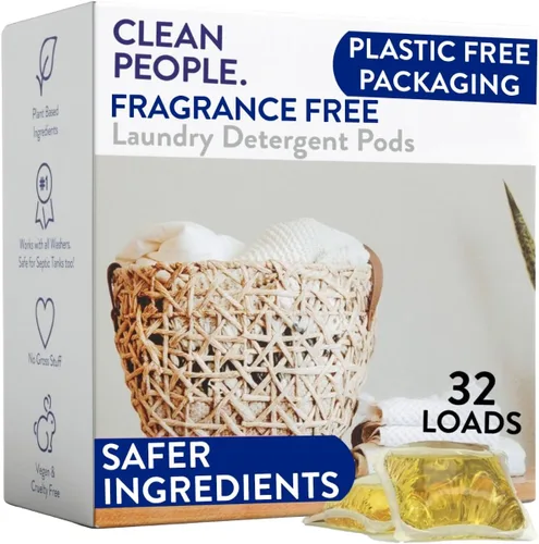 Miniatura 18 de The Clean People Cápsulas de detergente para ropa - Envase reciclable, hipoalergénico, lucha contra las manchas - Jabón de ropa ultraconcentrado