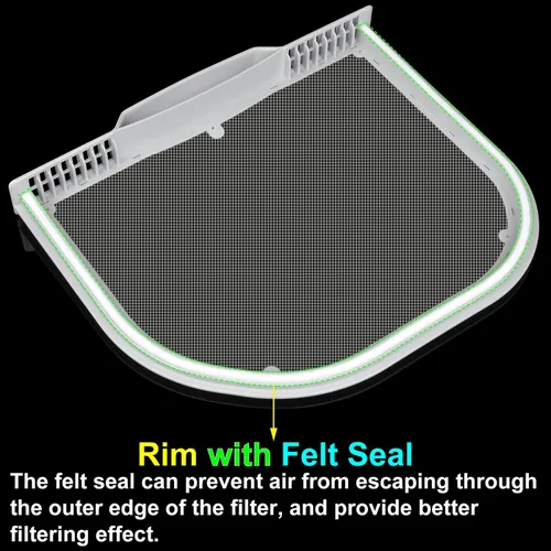 Miniatura 5 de 5231EL1001C - Filtro de pelusa de repuesto para secadoras LG y Kenmore, trampa de pantalla de pelusa para secadora ultra duradera, compatible