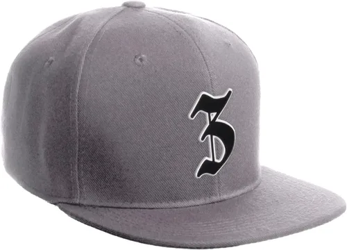 Miniatura 976 de Daxton Gorra clásica con visera de billete plano con letras del alfabeto inglés antiguo de la A a la Z