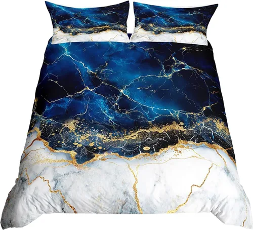 Miniatura 42 de Juego de ropa de cama floral, funda de edredón de flores de iris de colibrí, tamaño matrimonial, jardín, botánico, magnífica, funda de edredón