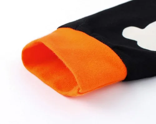 Miniatura 4 de Pijamas de Halloween para niños pequeños, pijamas de esqueleto que brillan en la oscuridad, ropa de dormir de algodón, conjunto de pijama de 2