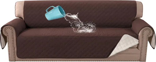 Miniatura 17 de H.VERSAILTEX Funda para Silla y Sofá 100% Impermeable, Protector de Muebles con Correas Elásticas para Mascotas, Niños, Niños, Perros, Gatos