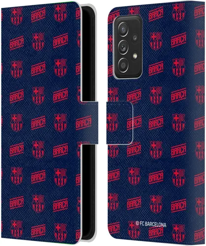 Miniatura 180 de Head Case Designs Funda de piel con licencia oficial del FC Barcelona Barca Crest Graphics para Samsung Galaxy A06 4G