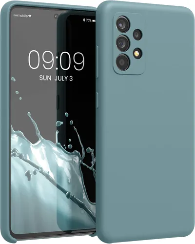 Miniatura 93 de kwmobile Funda Compatible con Samsung Galaxy A14 5G - Funda de teléfono de TPU y silicona con acabado suave - Verde Lima
