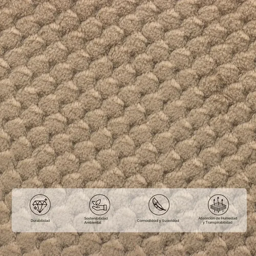 Miniatura 8 de CDCASA Silla Reclinable de Elevación Eléctrica de Gran Tamaño con Doble Motor que se Recuesta Completamente con Masaje, Calefacción, Textil