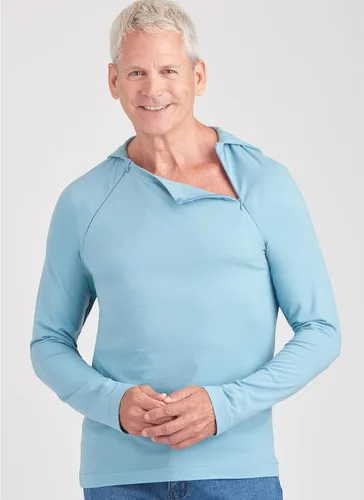 Miniatura 5 de Simplicity SS9723A - Kit de patrón de costura unisex de doble puerto para quimioterapia y sudadera con capucha, código S9723, tallas XS-S-M-L-XL