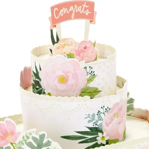 Miniatura 4 de Hallmark Paper Wonder - Tarjeta de boda desplegable (Felices para siempre)