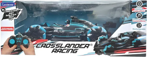 Miniatura 6 de LEXiBOOK, Crosslander® Racing, auto de carreras de control remoto, Fórmula 1, hasta 10 km/h, efectos de luz y sonido, chorro de humo, control remoto