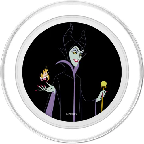 Miniatura 2 de Disney Retrato de maléfica de la Bella Durmiente PopSockets MagSafe PopGrip para iPhone
