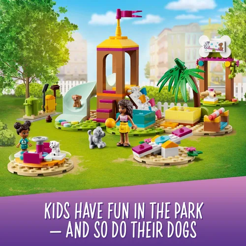 Miniatura 2 de LEGO Friends Pet Playground 41698 Kit de construcción diseñado para hacer crecer la imaginación; el juego de animales viene con Andrea y 3 juguetes