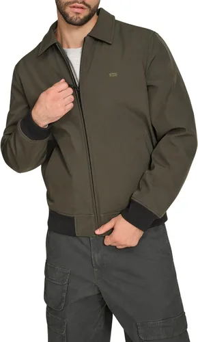 Miniatura 8 de Levi's Men's Men's Lightweight Softshell Varsity Rib Knit Bomber Jacket