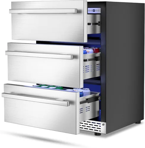 Miniatura 8 de Mini enfriador de vino de 8 botellas, refrigerador de bebidas con enfriamiento rápido, gabinete de vino termoeléctrico bodega para mujeres, hombres
