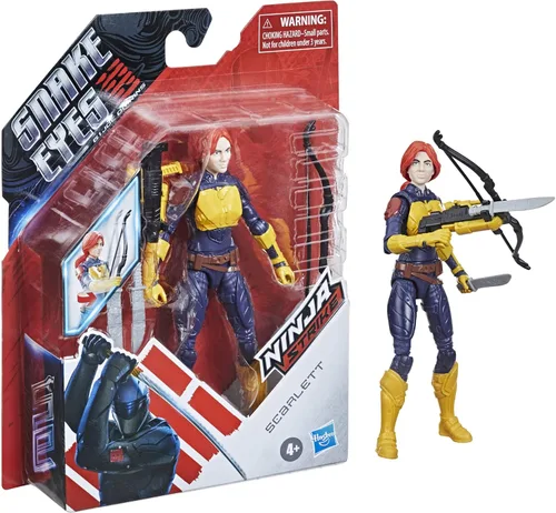 Miniatura 3 de G. I. Joe Snake Eyes: G.I. Joe Origins Scarlett Figura de acción coleccionable con características de acción y accesorios, juguetes para niños a