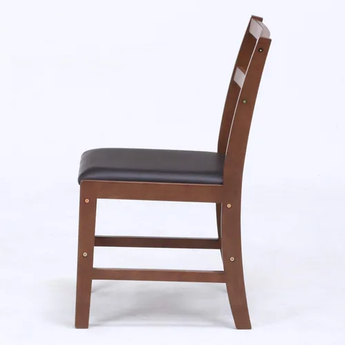 Miniatura 8 de 不二貿易(Fujiboeki) Fuji Boeki 98817 Dining Chair, Chair, Width 16.1 x Depth 20.1 x Height 31.1 inches (41 x 51 x 79 cm), Brown, Natural Wood, Synthetic