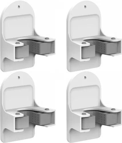Miniatura 8 de Soporte de Escoba para Montaje en Pared (Negro 4 Unidades), Soporte de Escoba, Organizador de Escoba y Fregona para Colgar en la Pared, Soporte