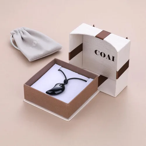 Miniatura 7 de COAI Collar de cristal curativo de magatama japonés