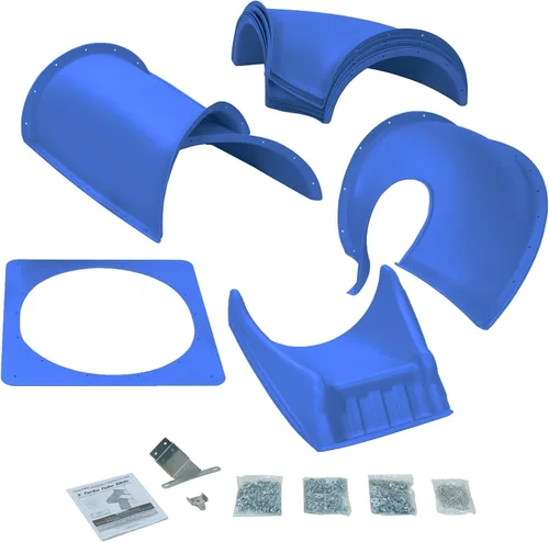 Miniatura 3 de Swing-N-Slide Tobogán en tubo turbo de 7 pies, Azul Amarillo
