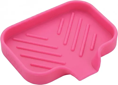 Miniatura 54 de MicoYang Jaboneras de baño de silicona con boquilla de drenaje, organizador de fregadero de cocina, soporte de esponja, bandeja de jabón para Azul