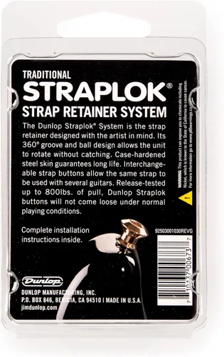 Miniatura 3 de Dunlop SLS1501N Straplok System, Plateado