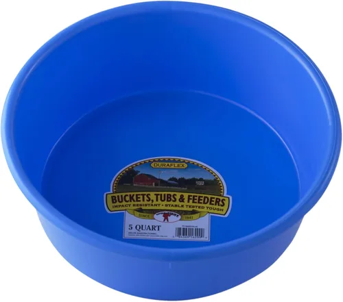 Miniatura 5 de Little Giant® Bandeja de Utilidad de Plástico Bandeja de Alimentación Cubo de Alimentación para Ganado Duradero y Versátil Fabricado en EE.UU.