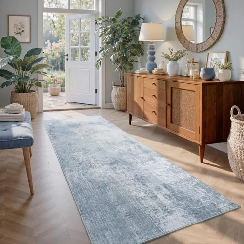 Miniatura 86 de Alfombra de pasillo lavable de 2 x 6 pies, antideslizante, de pelo bajo, alfombra de área de cocina, alfombra suave y larga para entrada, alfombra