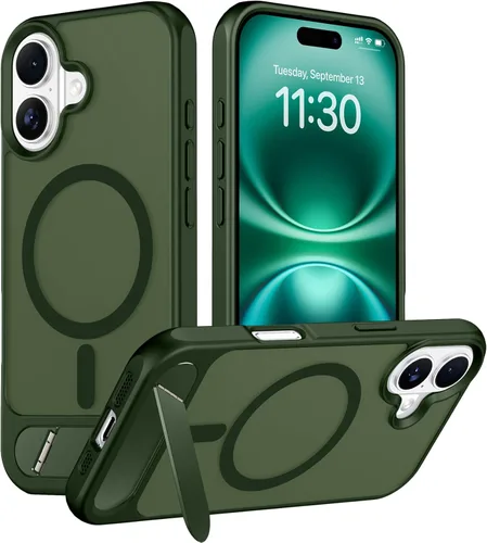Miniatura 26 de Funda para iPhone 11 con compatibilidad magnética, [Soporte invisible incorporado][Compatible con MagSafe]