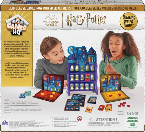 Miniatura 6 de Wizarding World, Harry Potter Games HQ Checkers Tic Tac Toe Memory Match Go Fish Bingo Juegos de cartas Fantastic Beasts regalo, para adultos