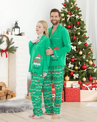 Miniatura 4 de DAUGHTER QUEEN Pijamas de Navidad para la familia, niños de 6 a 15 años, tallas de adultos S-XXL