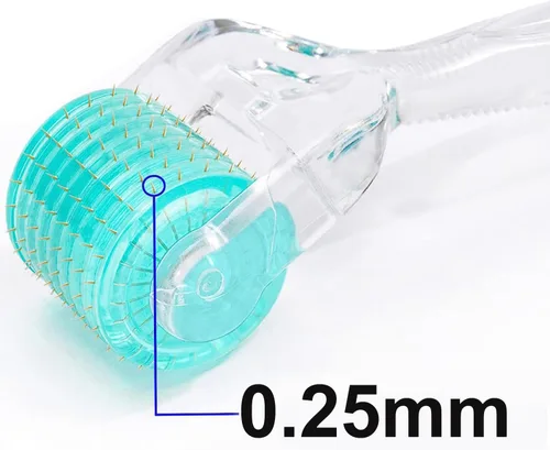 Miniatura 9 de Derma Roller REAL Needles - 192 - Rodillo de microagujas de titanio de 0.010 in para cara, incluye estuche de almacenamiento