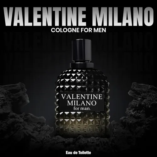 Miniatura 2 de Perfume para hombre, San Valentín, Milano, Eau de Toilette, 3.4 fl oz/3.4 fl oz, colonia masculina en aerosol natural, fragancia de larga duración