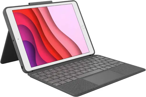 Miniatura 8 de Logitech Funda con teclado para iPad (7ª, 8ª y 9ª generación) Slim Folio con teclado inalámbrico integrado (grafito)