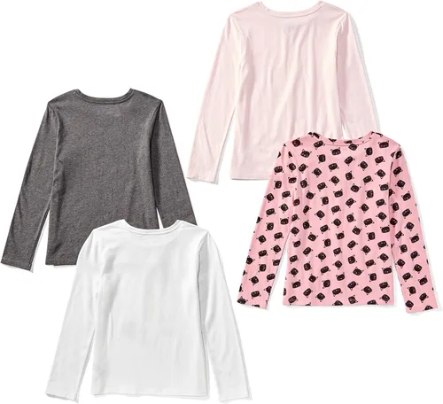 Miniatura 2 de Tienda Essentials Girls and Toddlers' Long-Sleeve T-Shirts (Previously Spotted Zebra), Multipacks
