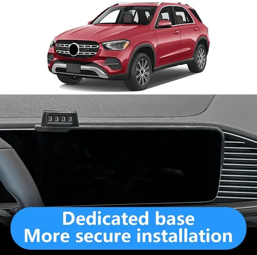 Miniatura 4 de LUNQIN - Soporte para teléfono de automóvil para Mercedes Benz Clase GLE 2020 2021 2022 2023 2024 2025 y GLS Clase 2020-2025 Accesorios