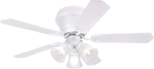 Miniatura 12 de Westinghouse Contempra Trio - Ventilador de techo de 42 pulgadas con luz, ventilador de techo de níquel cepillado para interiores para habitaciones