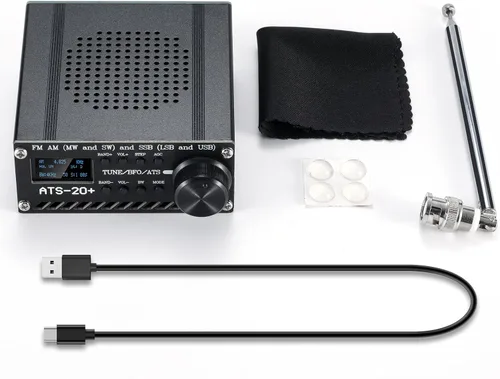 Miniatura 8 de Si4732 ATS-20+ Receptor de radio portátil de onda corta, GOOZEEZOO FM AM (MW SW) LW SSB (LSB USB), receptor de radio de banda completa, altavoz