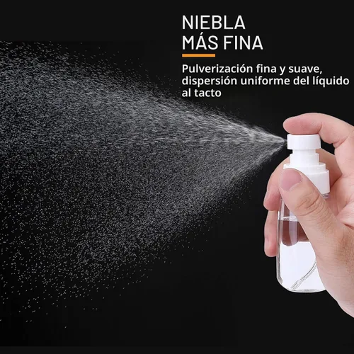 Miniatura 5 de RELANOR Paquete de 2 botellas de aerosol pequeñas tamaño viaje 60ml/2oz - Mini botellas de aerosol vacías de niebla fina - a prueba de fugas
