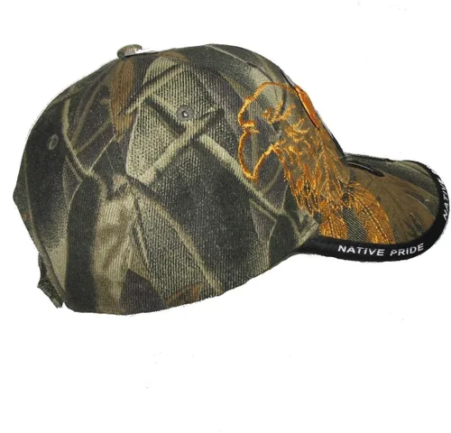 Miniatura 4 de AES Gorra bordada de camuflaje con diseño de águila nativa india y orgullo nativo americano, Camo