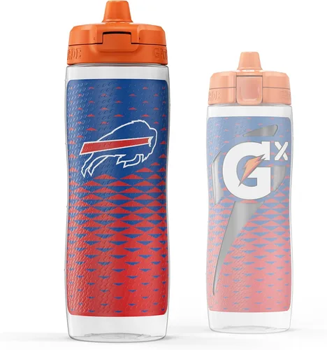 Miniatura 15 de Gatorade Gx NFL - Botellas antideslizantes para apretar, 30 onzas líquidas, sistema de hidratación Gx