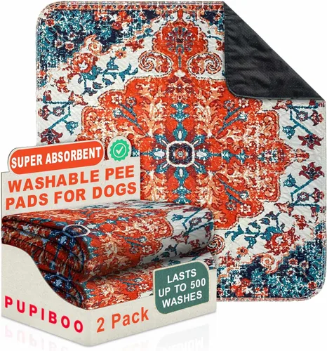 Miniatura 27 de PUPIBOO Almohadillas lavables para orina para perros y gatos - Almohadillas de entrenamiento para cachorros reutilizables súper absorbentes - 100%
