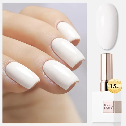 Miniatura 96 de Double Rhythm 15ml de esmalte de uñas en gel, color puro, mismo color, misma botella, esmalte de uñas de remoción para arte de manicura en salón