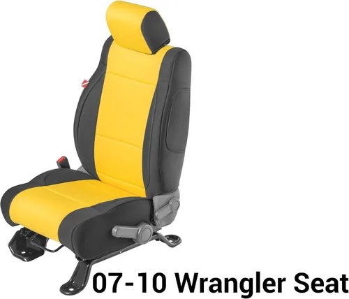 Miniatura 8 de Diver Down Neoprene Seat Cover Set - Fits Jeep JK 2007-2018 Wrangler 2-Door - Front and Back Seat Set - Custom Fit - Soft Padded Cushion Feel