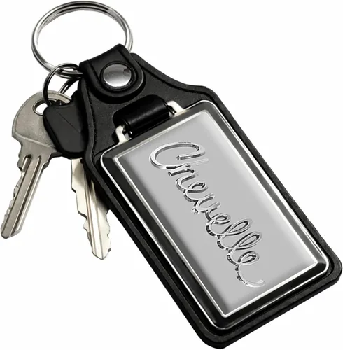 Miniatura 10 de Brotherhood Car Key Chain for Chevelle - Classic Models Keychain for Men and Women 1) Negro medianoche