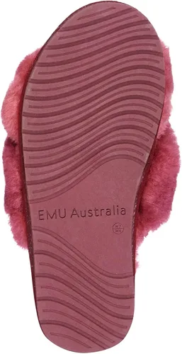 Miniatura 5 de EMU Australia Mayberry Ombre - Pantuflas de piel de oveja para mujer, talla 8, Merlot