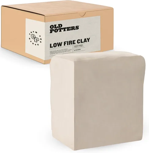 Miniatura 8 de Old Potters Arcilla de Cerámica de Bajo Fuego (Conos 06-2) Arcilla de Modelado Artístico, Ideal para Torno de Alfarero y Construcción Manual