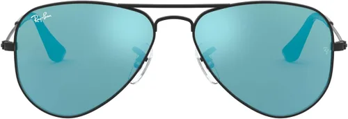 Miniatura 26 de Ray-Ban Junior Rj9506s - Gafas de sol de aviador de metal para niños Plata/Gris Espejo Plata