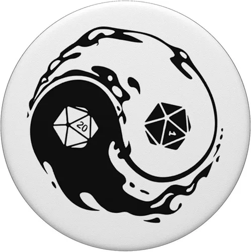 Miniatura 3 de Cute Yin Yang - Juegos de mesa de dados poliédricos PopSockets intercambiables PopGrip